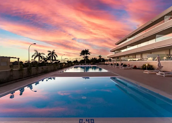 Modern New Apartment Las Terrazas De Costa Adeje. Heated Pool, Big Terrace And Private Parking