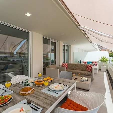 Modern New Apartment Las Terrazas De Costa Adeje. Heated Pool, Big Terrace And Private Parking Exterior foto