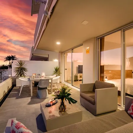 Modern New Apartment Las Terrazas De Costa Adeje. Heated Pool, Big Terrace And Private Parking Exterior foto